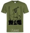 Men's T-Shirt A puss in boots millennial-khaki фото