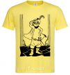 Men's T-Shirt A puss in boots cornsilk фото