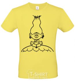 Men's T-Shirt Meditation cornsilk фото