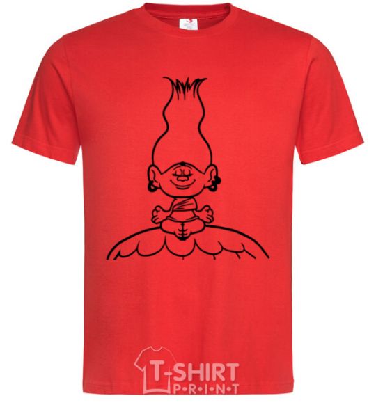 Men's T-Shirt Meditation red фото