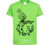 Kids T-shirt DJ orchid-green фото