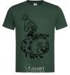 Men's T-Shirt DJ bottle-green фото