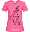 Women's T-shirt A cat in boots with a hat heliconia фото