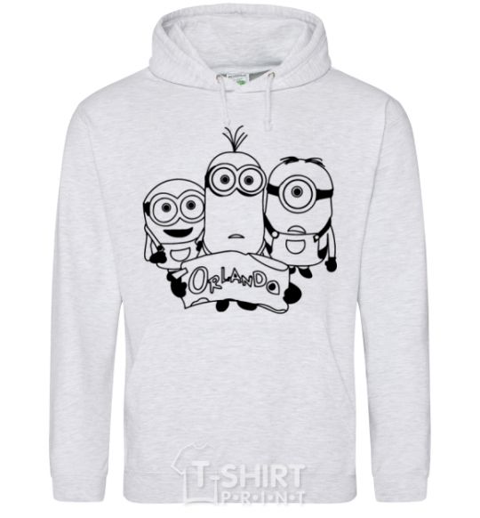 Men`s hoodie Orlando Minions sport-grey фото