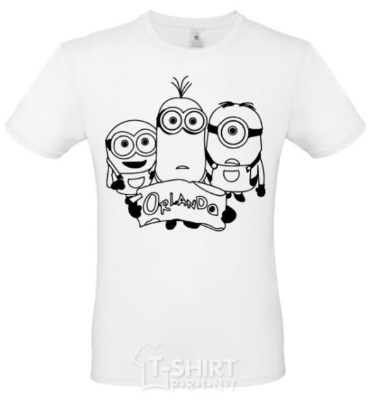 Men's T-Shirt Orlando Minions White фото