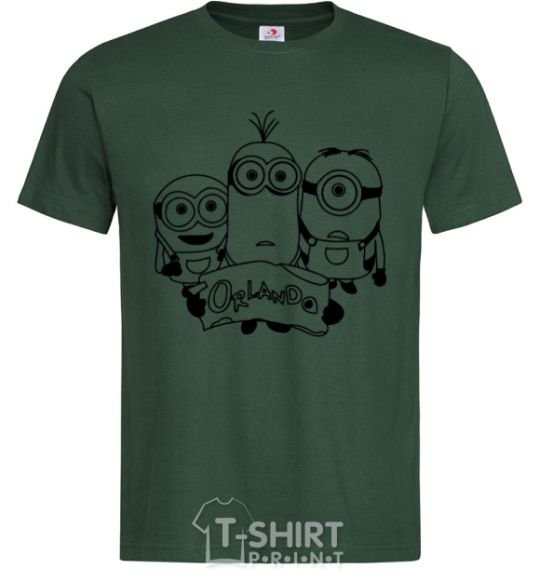 Men's T-Shirt Orlando Minions bottle-green фото