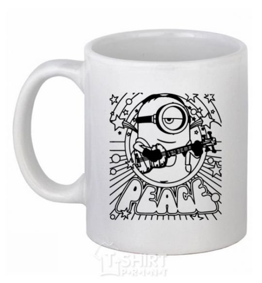 Ceramic mug Minion World White фото