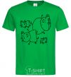 Men's T-Shirt Everyone's laughing kelly-green фото