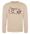 Sweatshirt Peppa and George bursting bubbles sand фото