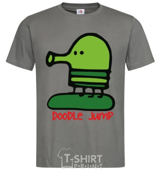 Men's T-Shirt Doodle jumр dark-grey фото
