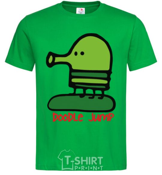 Men's T-Shirt Doodle jumр kelly-green фото