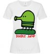 Women's T-shirt Doodle jumр White фото