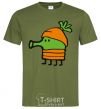 Men's T-Shirt Doodle jumr carrots millennial-khaki фото