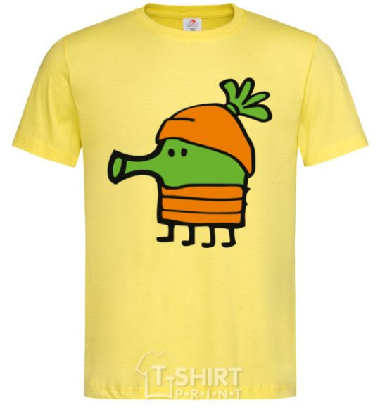 Men's T-Shirt Doodle jumr carrots cornsilk фото