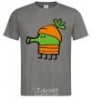 Мужская футболка Doodle jumр морковка Графит фото