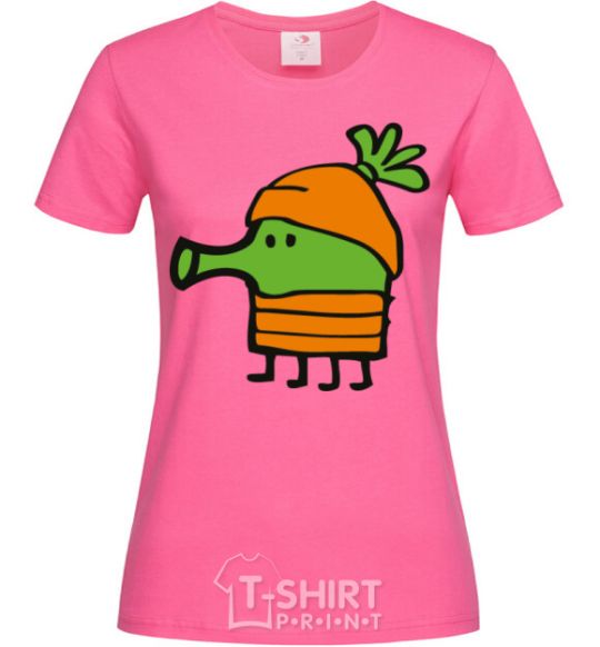 Women's T-shirt Doodle jumr carrots heliconia фото