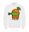 Sweatshirt Doodle jumr carrots White фото