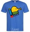 Men's T-Shirt Doodle jumr rocket royal-blue фото