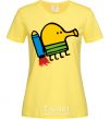 Women's T-shirt Doodle jumr rocket cornsilk фото