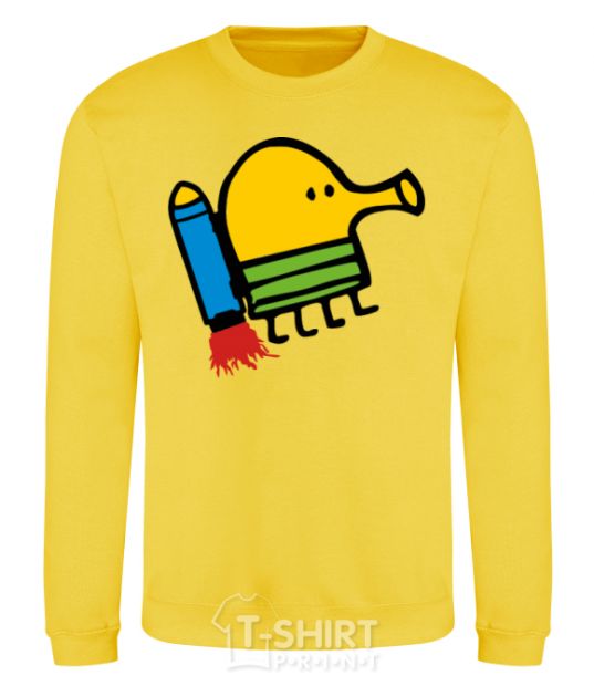 Sweatshirt Doodle jumr rocket yellow фото