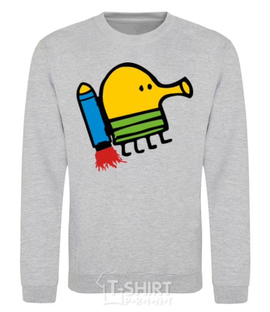 Sweatshirt Doodle jumr rocket sport-grey фото