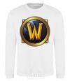 Sweatshirt WoW logo White фото