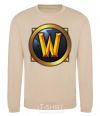 Sweatshirt WoW logo sand фото