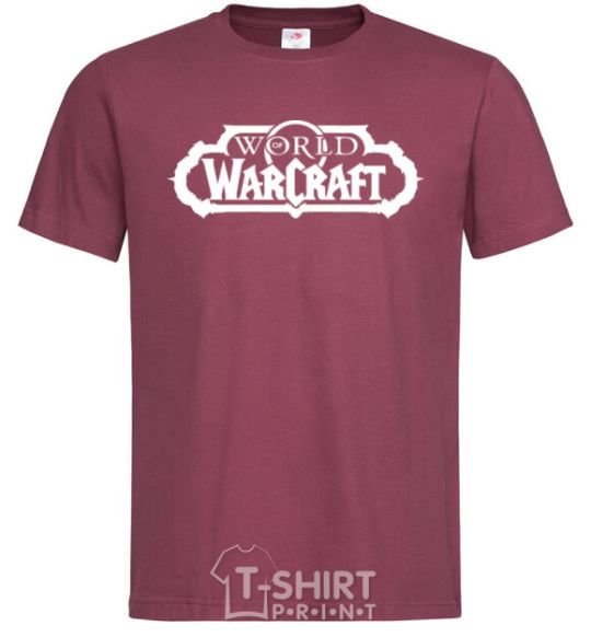 Men's T-Shirt World of Warcraft burgundy фото