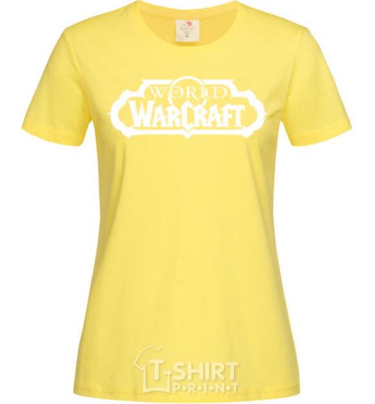 Women's T-shirt World of Warcraft cornsilk фото
