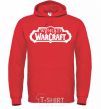 Men`s hoodie World of Warcraft bright-red фото