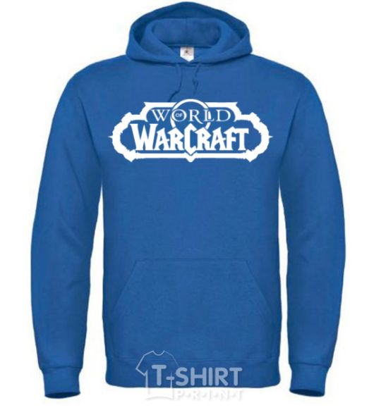 Men`s hoodie World of Warcraft royal фото