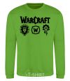 Sweatshirt Warcraft symbols orchid-green фото