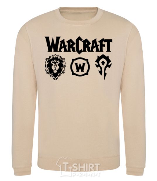 Sweatshirt Warcraft symbols sand фото