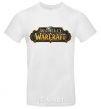 Men's T-Shirt Warcraft color logo White фото