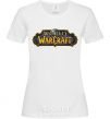 Women's T-shirt Warcraft color logo White фото