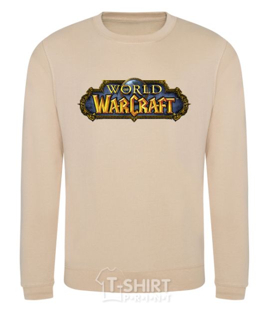 Sweatshirt Warcraft color logo sand фото