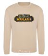 Sweatshirt Warcraft color logo sand фото