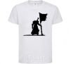 Kids T-shirt World of Warcraft warrior White фото