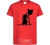 Kids T-shirt World of Warcraft warrior red фото