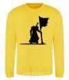 Sweatshirt World of Warcraft warrior yellow фото