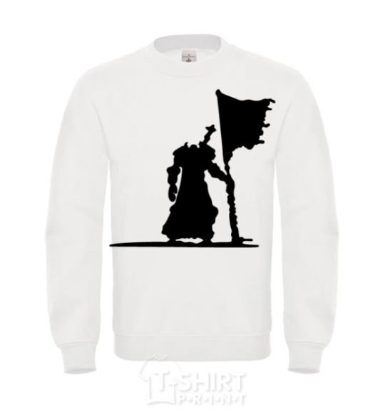 Sweatshirt World of Warcraft warrior White фото