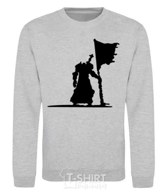 Sweatshirt World of Warcraft warrior sport-grey фото