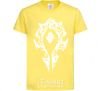 Детская футболка World of Warcraft sign Лимонный фото