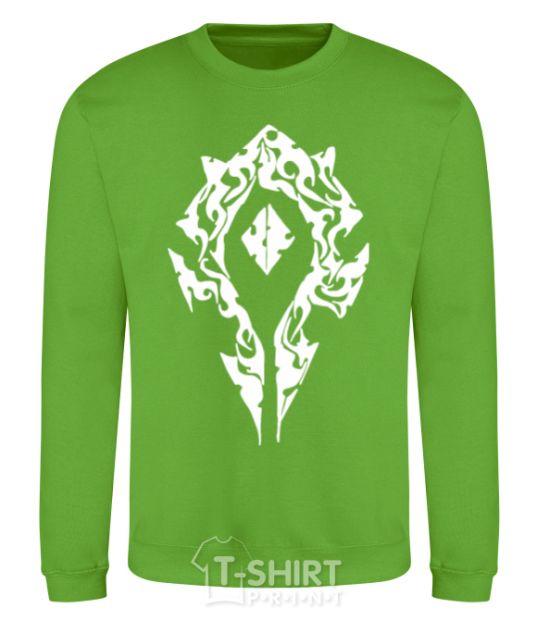 Sweatshirt World of Warcraft sign orchid-green фото