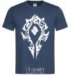 Men's T-Shirt World of Warcraft sign navy-blue фото