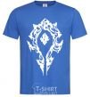 Men's T-Shirt World of Warcraft sign royal-blue фото