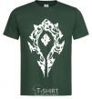 Men's T-Shirt World of Warcraft sign bottle-green фото