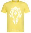 Men's T-Shirt World of Warcraft sign cornsilk фото