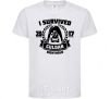 Kids T-shirt I survived Guldan White фото