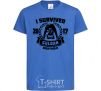 Kids T-shirt I survived Guldan royal-blue фото